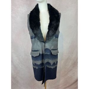 Democracy Long Vest Size Small